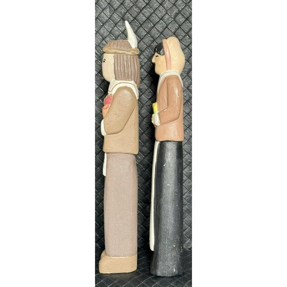 Midwest Importers of Cannon Falls Pilgrims Thanksgiving Figures 10 Inch - Picture 3 of 12